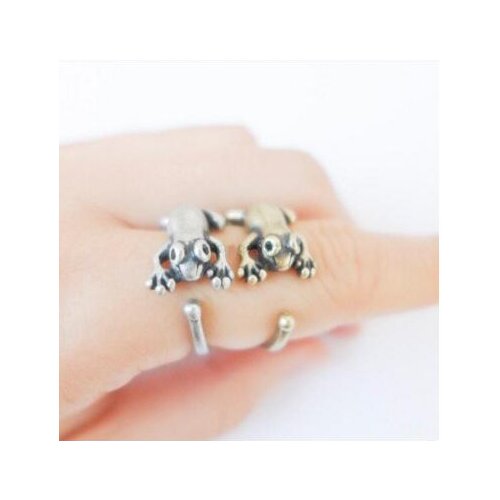Drop shipping-3D Retro Frog Ring