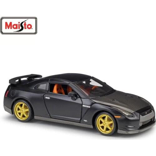 Maisto 1:24 2009 Nissan GTR Series High Simulation Alloy Vehicle Diecast Pull Back Car Model Toy for Collection