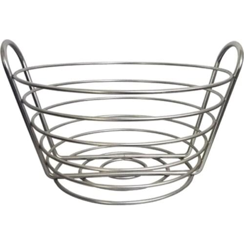 Wrought iron fruit basket creative metal fruit tray storage basket living room iron wire bread basket home furnishings