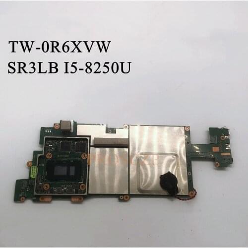 For DELL Laptop Motherboard TW-0R6XVW 0R6XVW R6XVW With SR3LB I5-8250U 100% working well