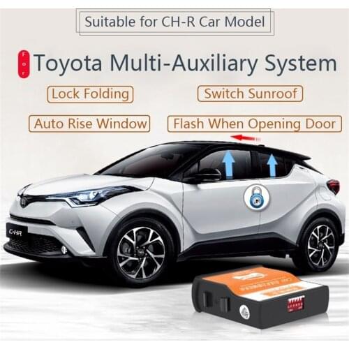 For CHR window roll up closer lifter 4doors speed lock single multi-function auto mirror folder switch sunroof remote operation