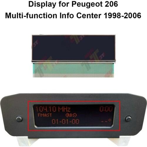 Multi-function Info Display Screen for Peugeot 307 For Peugeot 206 LCD Glass Pixel Repair