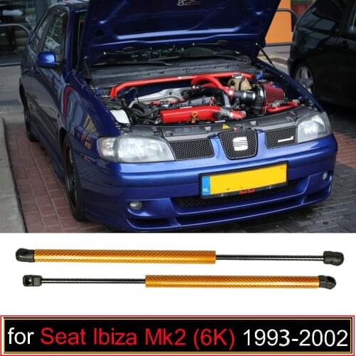Modify Gas Struts for SEAT Ibiza Mk2 (6K) 1999-2002 2x Shock Damper Front Hood Bonnet Lift Support