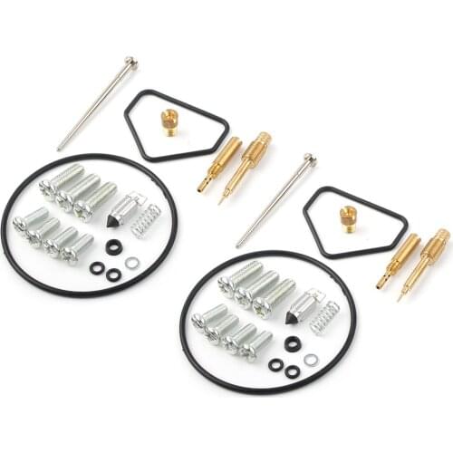 2Sets Motorcycle Carb Carburetor Rebuild Repair Kit For Kawasaki Vulcan 750 VN750 1987-2006