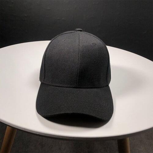 Men Solid Casual Baseball Cap Women Adjustable Snapback Hat Hip-Hop Hat Unisex Summer Outdoor Shade Sunscreen Harajuku 2019 New