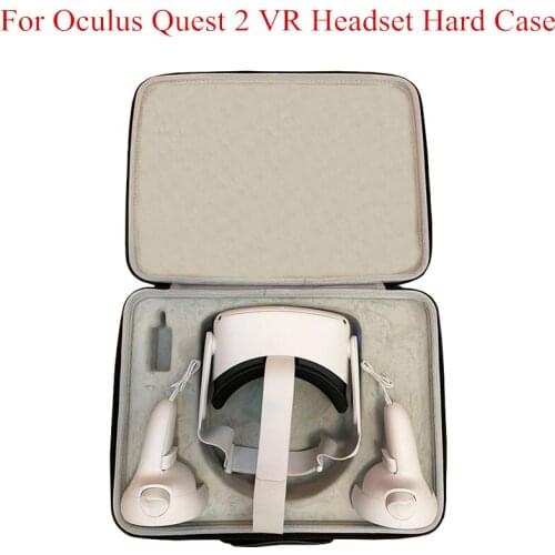 Newest Hard EVA Travel Storage Bag Carrying Case Box for Oculus Quest 2 VR Gaming Headset and Accessories