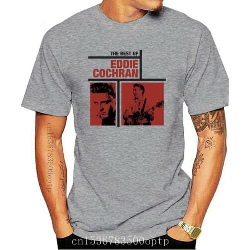 New 2021 Eddie Cochran The Best of Eddie Cochran Mens White T-Shirt Size S-3XL 3D T Shirt Men Plus Size Cotton Tops Tee
