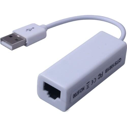 Ethernet USB 2.0 to RJ45 Male to Female Network Card Lan Adapter 10/100Mbps for Mac OS Android Tablet LapPC Windows 7 8 10