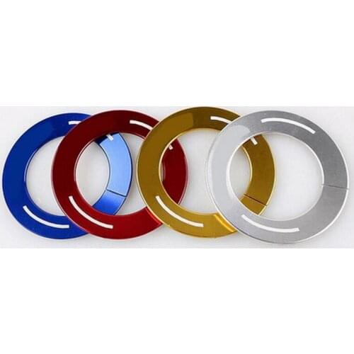 Ignition Switch cover circle sticker For N/issan M/urano 20154 colors Car styling key hole decoration ring