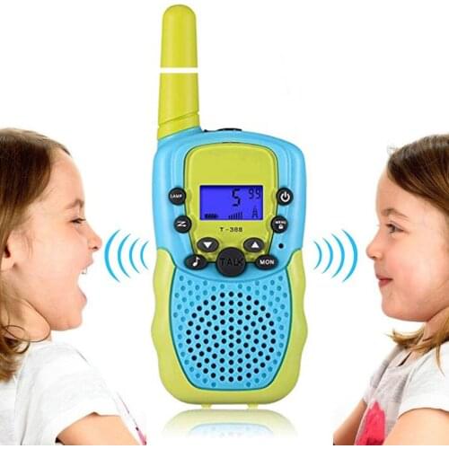 1 PCS T388 Kids Walkie Talkie 8 Channels LCD VOX Screen Long Distance 3KM For 3-12 Years Old Boys Or Girls