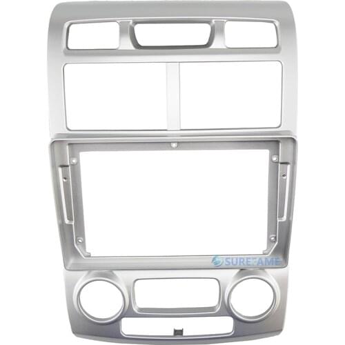 9 inch Car Audio Frame KIA SPORTAGE 2004-2008 Fascia Panel Dash Kit Install Facia Console Bezel Adapter Radio Plate Cover Trim