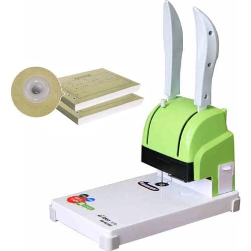 XC103 Binding Machine Manual Punching Automatic Riveting Tube Text Binding Machine Voucher Binding Machine Manual Small Easy
