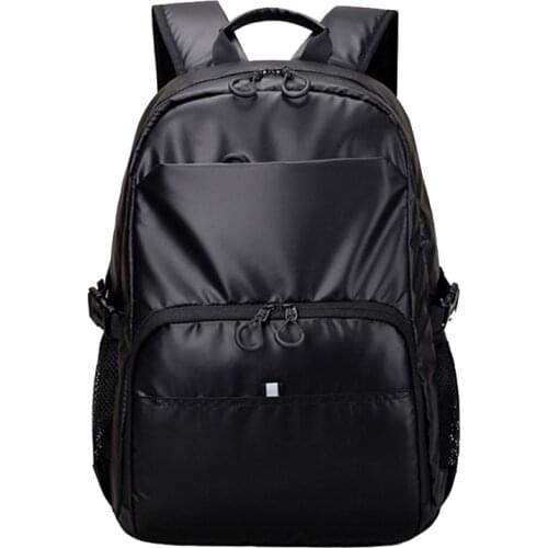 USB Backpack Men’s 15.6-inch Laptop Bag Male New Fashion Youth Schoolbag Water Repellent Coated Oxford Cloth Sports Leisure Bag