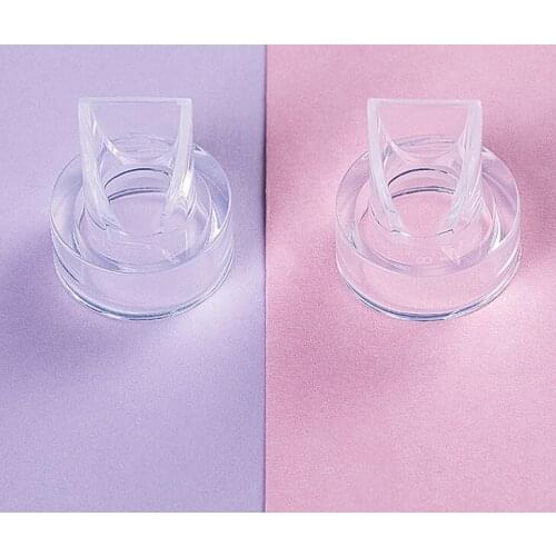 Easy to clean high temperature resistant suction vacuum tube horn cover electric breast pump accessories duckbill valve J05