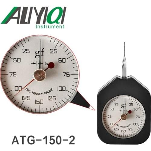 150g dial tension gauge tensionmeter double pointers(ATG-150-2)tensiometro