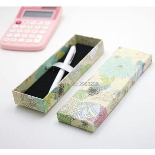 300pcs Fresh Flowers Pattern Pencil Case Pen Package Box Delicate Gift Boxes Birthday Wedding Party Favor And Gifts