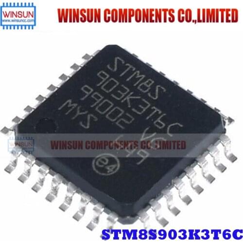 50PCS/LOT STM8S903K3T6C LQFP32 STM8S903K3T6 Brand New