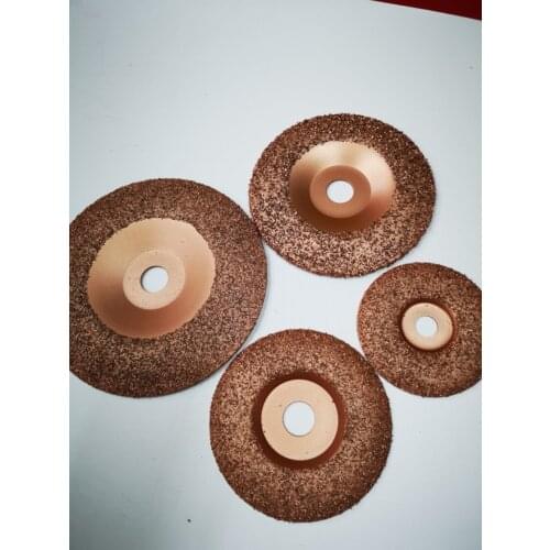 Diamond grinding pad, brazed disc Manual round electric pneumatic head wheel repair Woodworking grinding bowl 4/5/6/7 inch