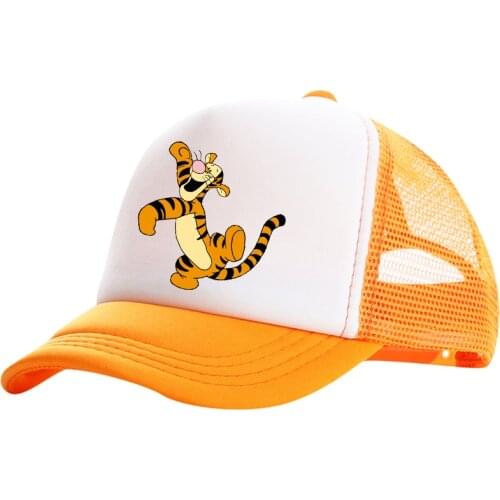New Winnie the Pooh and Friends Fashion Baseball Cap Women Men Breathable Hip Hop Cap Summer Casual Unisex Rebound Cap