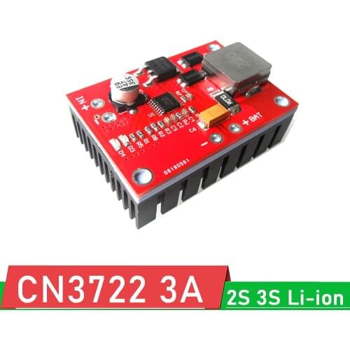 CN3722 3A MPPT Solar Panel Controller 7.4V 8.4V 12V 2S 3S Li-ion Lithium Battery Charge control Module Charging 18V Input