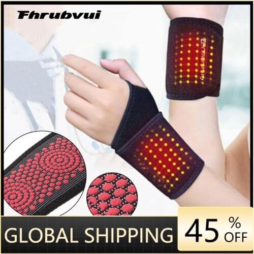 Infrared Wrist Heating Pad Wrap Wrist Brace for Carpal Tunnel Relieves Sprains and Sore Muscles, Wrist Support Brace Pain Relief
