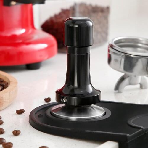 51/54/58mm Coffee Tamper Aluminum Handle Barista Espresso Maker Grinder Handmade Food Grade Device Stainless Steel Coffeeware