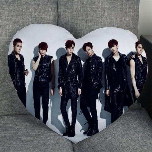 KPOP VIXX Pillow Slips Heart Shape Pillow Covers Bedding Comfortable Cushion/Good For Sofa/Home/Car High Quality Pillow Cases