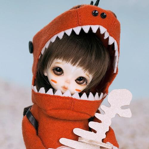 OUENEIFS Dino Holic Amber Withdoll BJD SD Doll 1/8 Body Model Baby Girls Boys Dolls High Quality Toys Shop Resin Figures