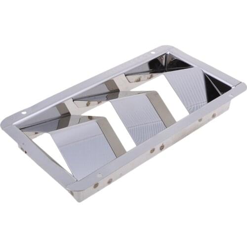 Boat Marine Stainless Steel Air Vent - 3 Louver - 209 x 110 x 30mm