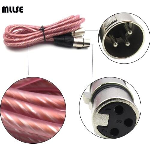 MLLSE AC-01 Audio System XLR Connector Cable 6 feet 3 Pin Male to Female for Multi-Instrument Sound Mixer and Amplifier Speraker