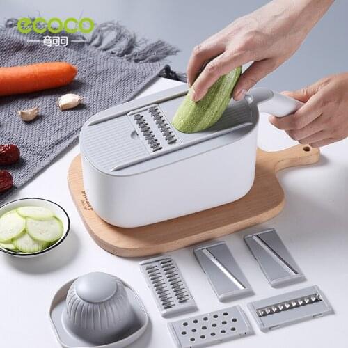 ECOCO Multifunctional vegetable slicer household potato slicer potato chip slicer radish grater Kitchen Tools Vegetable Cutter
