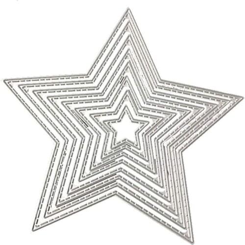 Trendy Star METAL CUTTING DIES Stencil Scrapbooking Photo Album Card Paper Embossing Craft DIY
