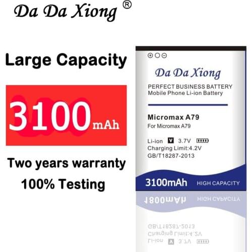 New High Quality 3100mAh Micromax A79 Battery for Micromax A79 phone battery