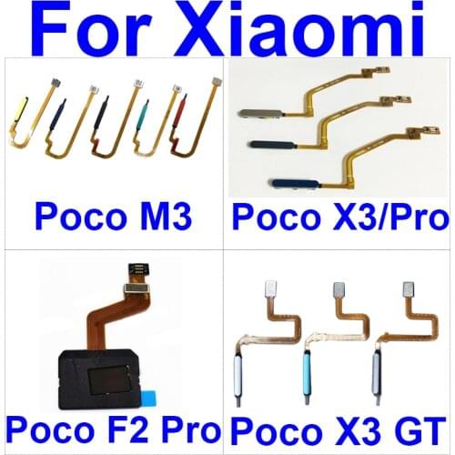 Fingerprint Connector Home Side Button For Xiaomi Redmi Redrice 7 Menu Return Key Button Flex Cable Ribbon Repair Replacement