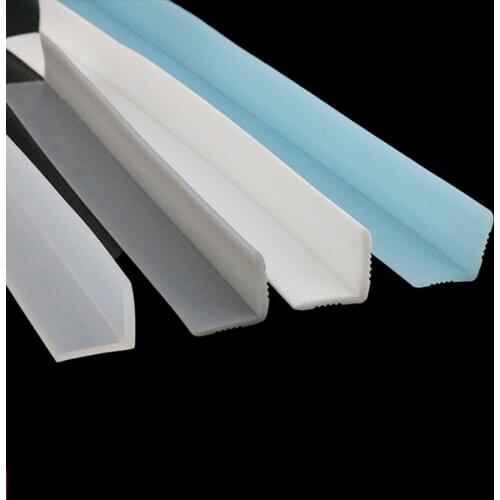 Silicon Rubber Angle Corner Protecor Collision Avoidance Gasket L Solid Silicone Seals Strip Bar Blue Green White Black Gray