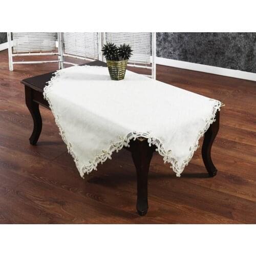 Hanzade Square Şömen Table Ecru