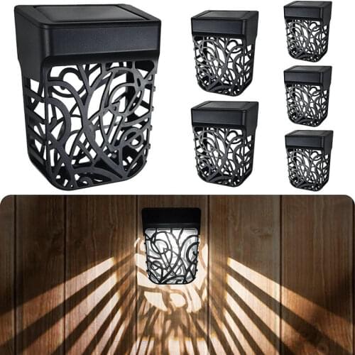 Smart light Control LED Solar Lamp Outdoor Fence Light Garden Decoration Wall Lamp Landscape Lamp street Lamp Courtyard Lamp