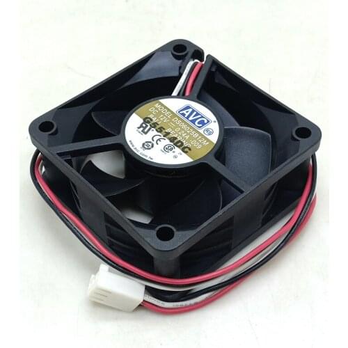 60mm cooling fan Brand New for AVC DS06025B12M 6025 Dual Ball DC12v 0.24A 6cm 3-Pin Computer CPU axial Cooling fan