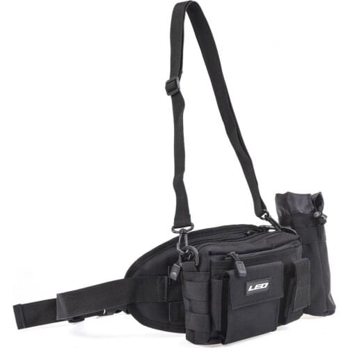 Warterproof Oxford Cloth Multifunctional Fishing Tackle Bag Sports Shoulder Bag Crossbody Bags Waterproof Waist Bag