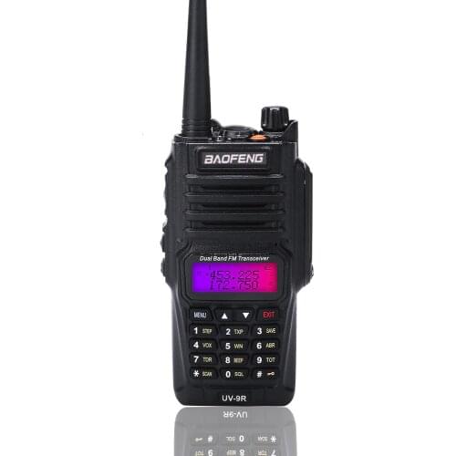 IP67 Waterproof Baofeng uv9r 7W Walkie Talkie UV-9R 136-174/400-520MHZ Dual Band Dual Standby Two Way Radio