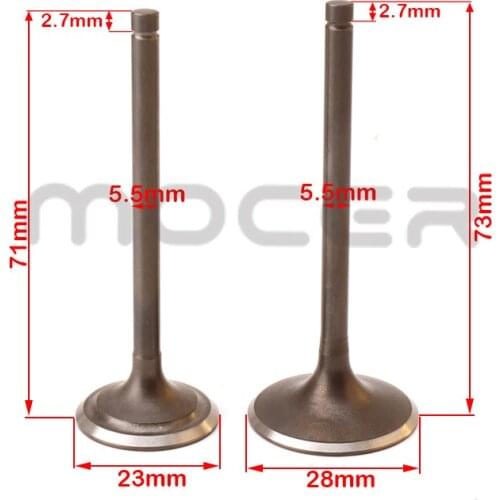 FOR YX Yinxiang 150cc 160cc Engine Parts intake vavle and exhaust valve for Motorcycle GT-119