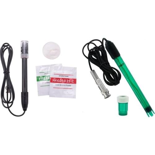 1 Pcs Ph-201 Electrode Electrode Sensor Connector Probe & 1 Pcs ORP-1 ORP Redox Electrode, Connector Replacement Probe
