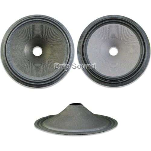 10" inch 245mm 35.5mm Core Speaker Cone Paper Basin Woofer Drum Paper 2-Ring Cloth Edge Trumper Bass Repair Parts #1