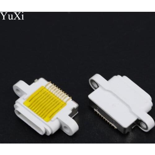 10pcs/lot white DC Power Mini USB Jack for Apple iPad 5 iPhone Ipad Mini 2 Charging Port Female Socket Micro USB connector 10pin