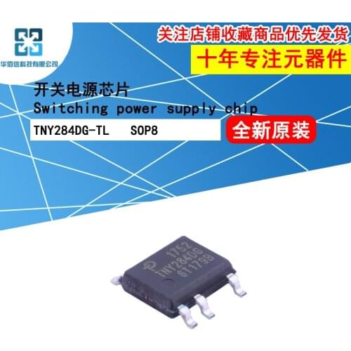 10pcs/Lot TNY284DG-TL Switching Power Supply Chip AC/DC Conversion SOP8 SMD New and Original