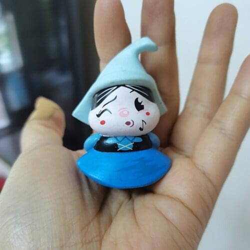 12PCS 6cm Disney Sleeping Beauty fairy godmother ornaments DIY decoration