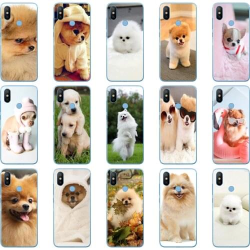 59DD Pomeranian dog Soft Silicone Cover Case for Xiaomi Redmi 6 6a mi 8 a2 lite note 5 6 pro 7 case