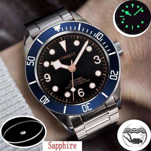 Corgeut Men's Watch With Double Dial