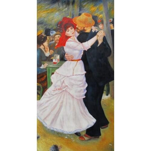 Dance at Bougival by Pierre Auguste Renoir for living room decoraion wall art