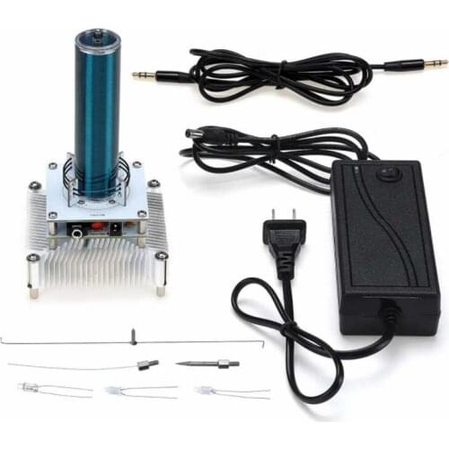 DIY production of music Tesla coil lighting plasma horn